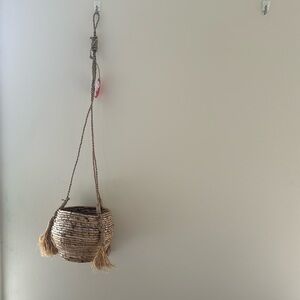 Opalhouse woven hanging planter